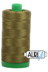Aurifil Mako 40wt 2-ply Cotton 1000 m 1094 yd. spool - 2887 Dark Olive